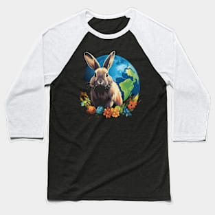 Rabbit Earth Day Baseball T-Shirt